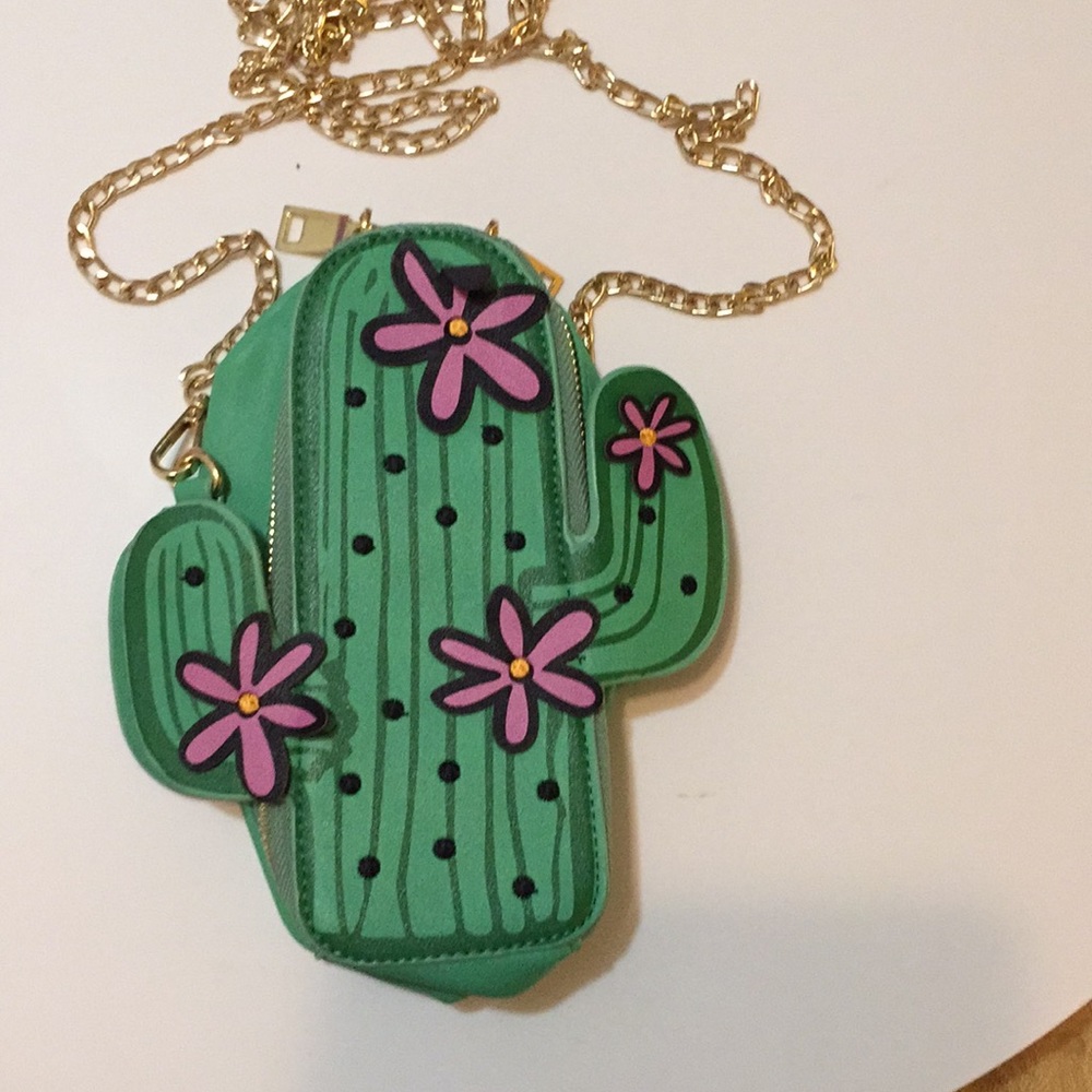 Hello 3 am Purse Cactus shaped